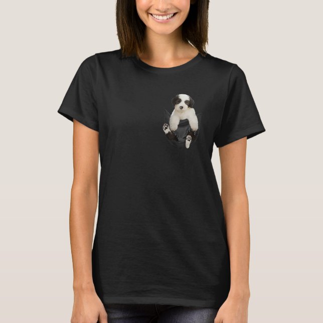 Camiseta Old English Sheepdog In Your Pocket Dogs Tee (Anverso)