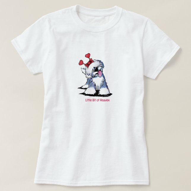 Camiseta Old English Sheepdog Love Bug (Diseño del anverso)