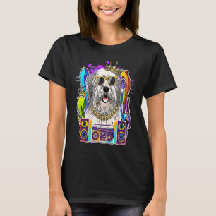 Camiseta Old English Sheepdog Perro Hip Hop Música Rap de l