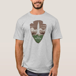 Camiseta Old Faithful Parque Nacional Yellowstone Flecha