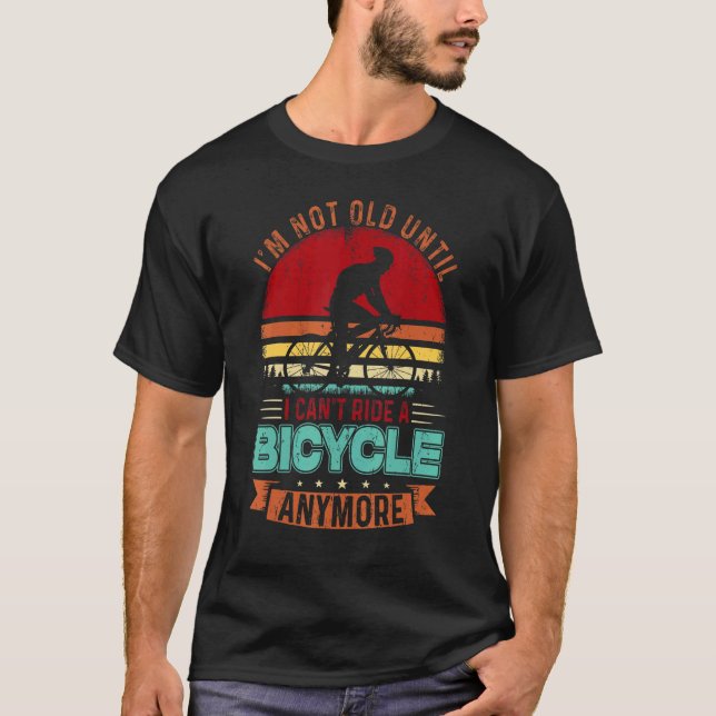 Camiseta Old Man Bicycle Bicyclis  Cycling (Anverso)
