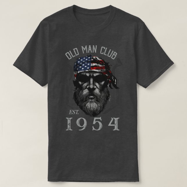 Camiseta Old Man Club EST 1954 (Diseño del anverso)