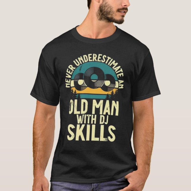 Camiseta Old Man DJ (Anverso)