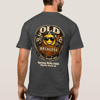 Camiseta Old Man Harley Tee Myrtle Beach Bike Week