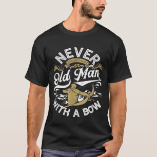Camiseta Old Man With A Bow  Hunting Hunter Men Funny
