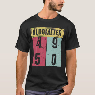 Camiseta Old Meter 50 Años Divertido Nacimiento De 49-50 Añ