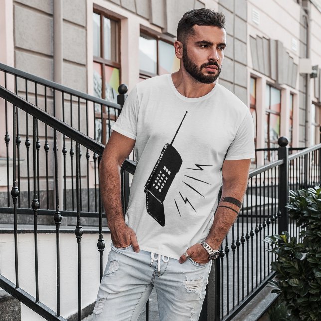 Camiseta Old Mobile Phone T-Shirt (Subido por el creador)