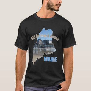 Camiseta Old Orchard Beach Maine Souvenir OOB Pier Shorelin
