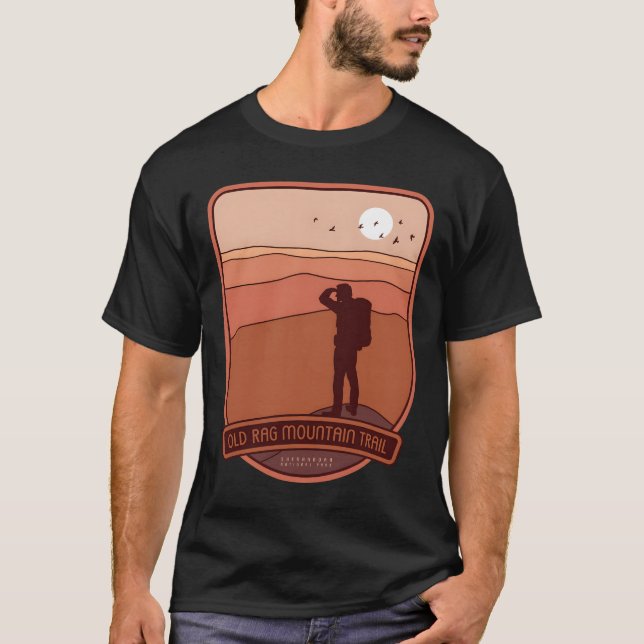 Camiseta Old Rag Mountain Trail - Parque nacional Shenandoa (Anverso)