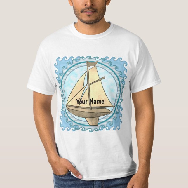 Camiseta Old Sailboat  t-shirt (Anverso)