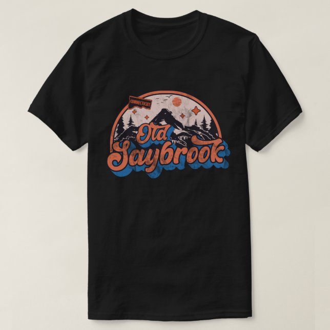 Camiseta Old Saybrook, Connecticut (Diseño del anverso)