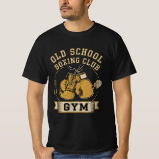 Camiseta Old School Boxing Club – Vintage Gym T-Shirt