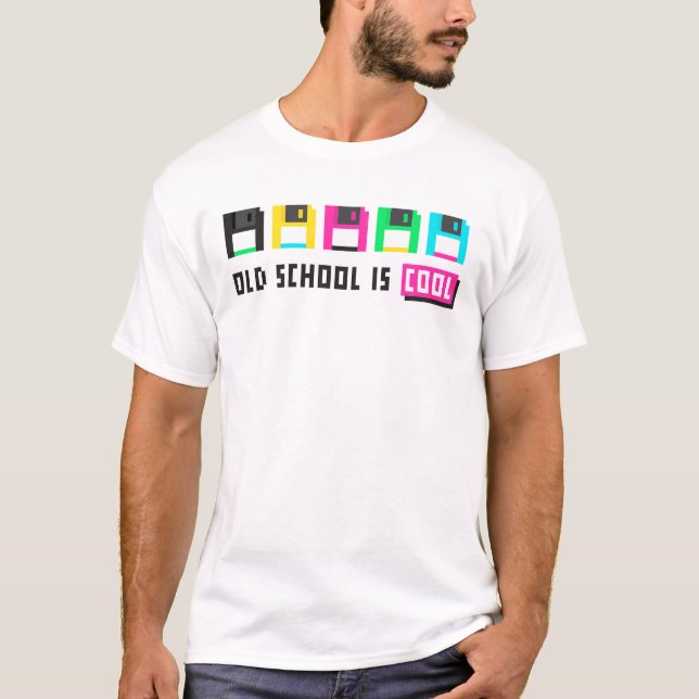 Camiseta Old school es guay (Anverso)
