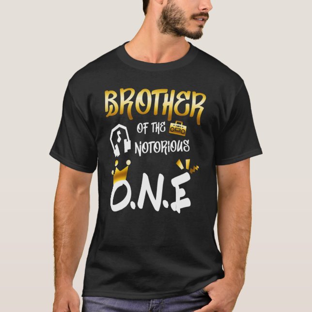 Camiseta Old School  Hip Hop Brother Of The Notorious One (Anverso)