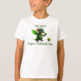 Camiseta Old School Kids Dragon X Pickleball Team Tshirts