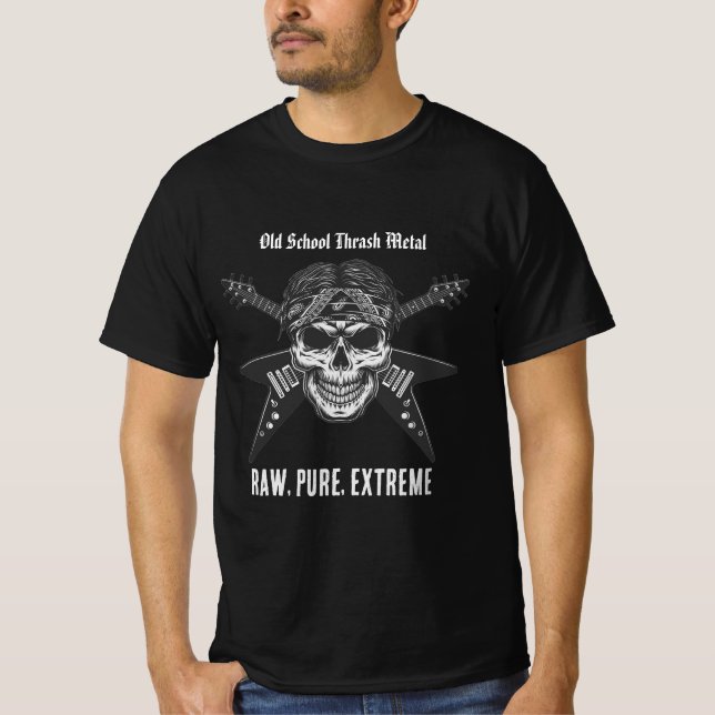 Camiseta Old School Thrash Metal (Anverso)