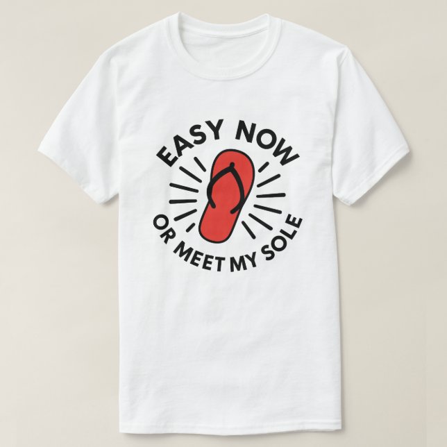 Camiseta Old School Warning Humor (Diseño del anverso)