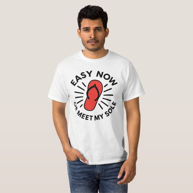 Camiseta Old School Warning Humor (Anverso completo)