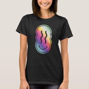 Camiseta Old Skool Raver Old Skool Raving Rainbow Face Rave