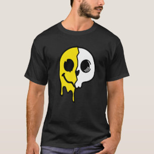 Camiseta Old Skool Skull Face Original Raver Love Raving Ra