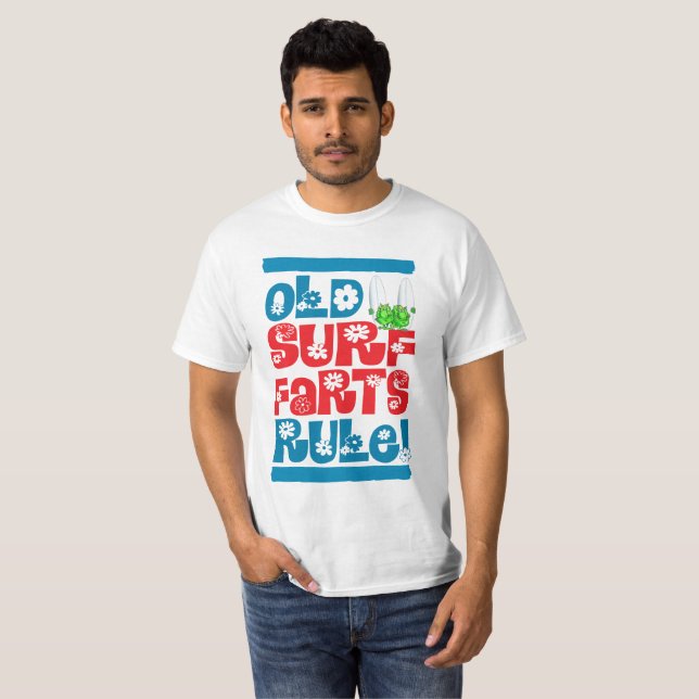 Camiseta Old Surf Farts (Anverso completo)