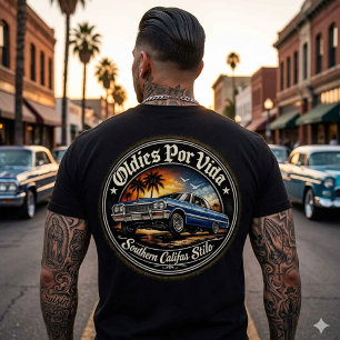 Camiseta Oldies por vida Califas Stilo estampado trasero