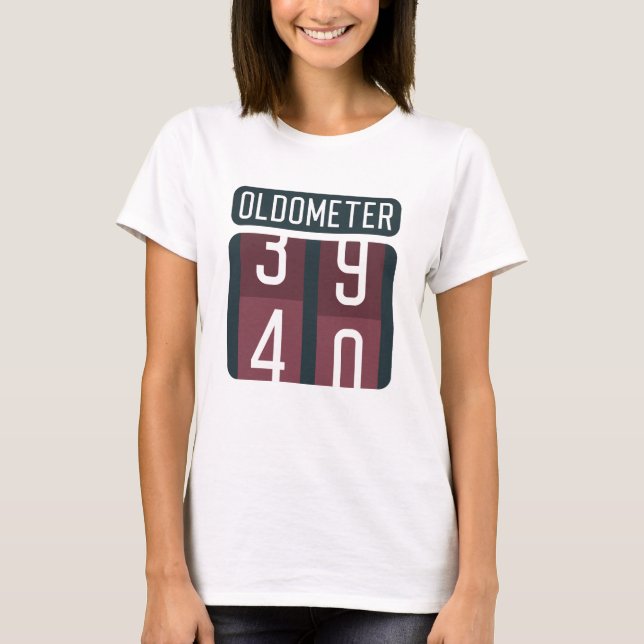 Camiseta Oldomémetro 40 (Anverso)