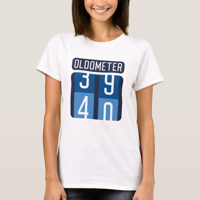 Camiseta Oldomémetro 40 (Anverso)