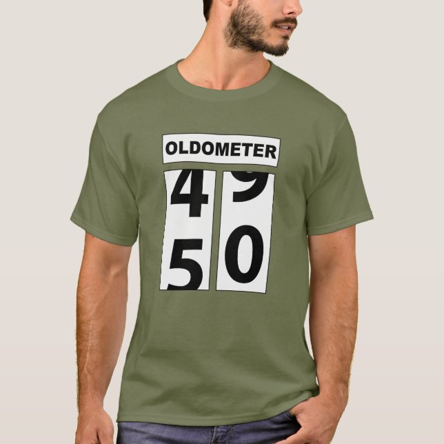 Camiseta Oldomémetro 50 (Anverso)