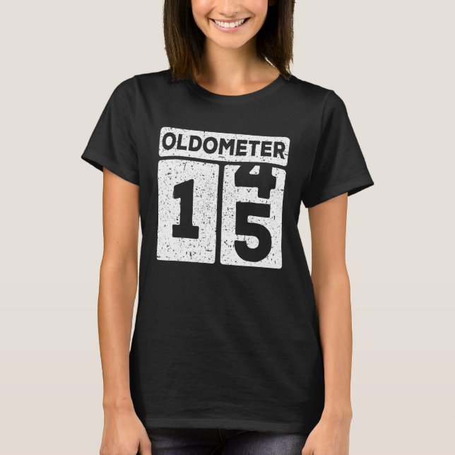 Camiseta Oldometer 14 15 15º cumpleaños (Anverso)