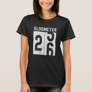 Camiseta Oldometer 26º Retro de Cumpleaños de 26 años Ol