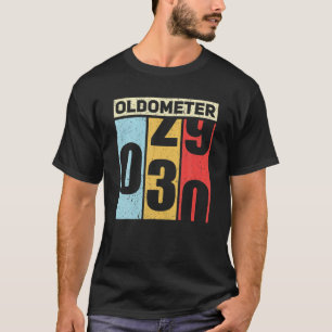 Camiseta Oldometer 29-30 Gracioso regalo de 30 cumpleaños p