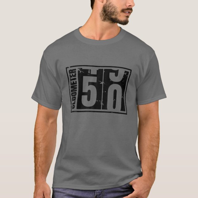 Camiseta Oldometer 49-50 50º Regalo De Cumpleaños Hombres M (Anverso)