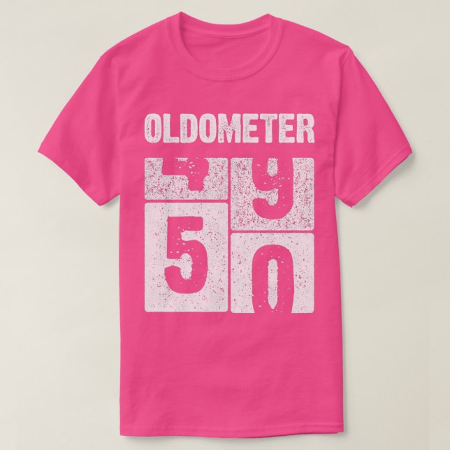 Camiseta Oldometer 50 años nació en 1971 50º cumpleaños (Diseño del anverso)