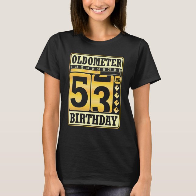 Camiseta Oldometer 53 Años Feliz A Mí 53 Años B (Anverso)
