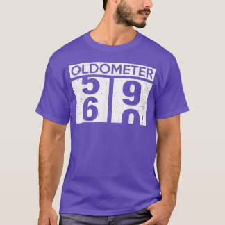 Camiseta Oldometer 59 60 60th Birthday Funny Men Dad