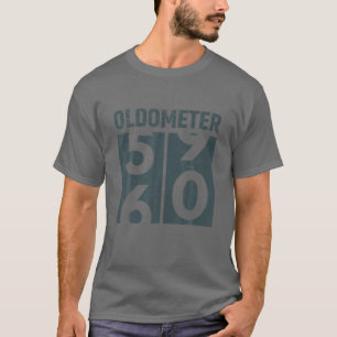 Camiseta Oldometer 60 T Gracioso Regalo De Cumpleaños 60 Añ