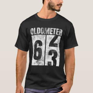 Camiseta Oldometer 62-63 Años Mujer Noche Gráfico 63R