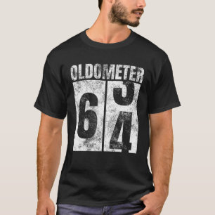 Camiseta Oldometer 63-64 Años Mujer Noche Gráfico 64T