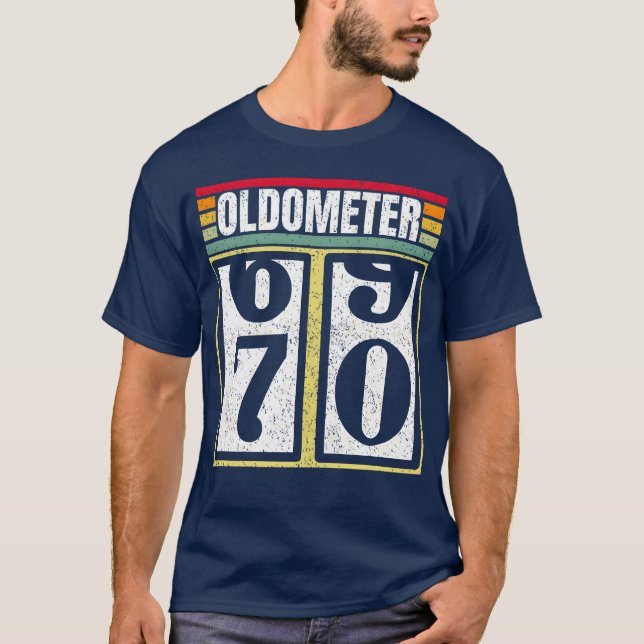 Camiseta Oldometer 6970 Years Old Automotive Enthusiasts B  (Anverso)