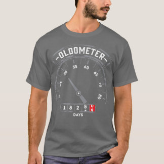 Camiseta Oldometer Gracioso Regalos de cumpleaños a 50 años