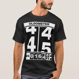 Camiseta Oldómetro cumpleaños 45 divertido hito odómetro S