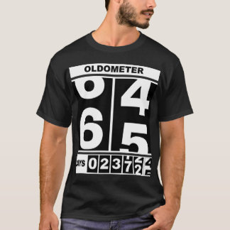 Camiseta Oldómetro Cumpleaños 65 Divertido Milestone Odómet