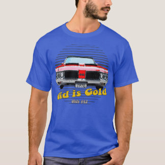 Camiseta Olds 442 Músculo Americano Viejo es Oro