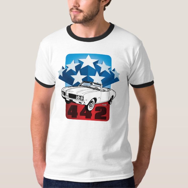 Camiseta Oldsmobile 442 (Anverso)