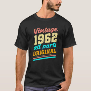 Camiseta Oldtimer 1962 Todas Las Piezas Original 60 Años 60