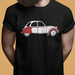 Camiseta Oldtimer 2CV Dolly Rot