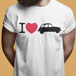 Camiseta Oldtimer 2cv I love Ente