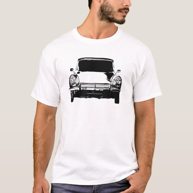 Camiseta Oldtimer Citroen DS 19 Retro Fotografie (Anverso)