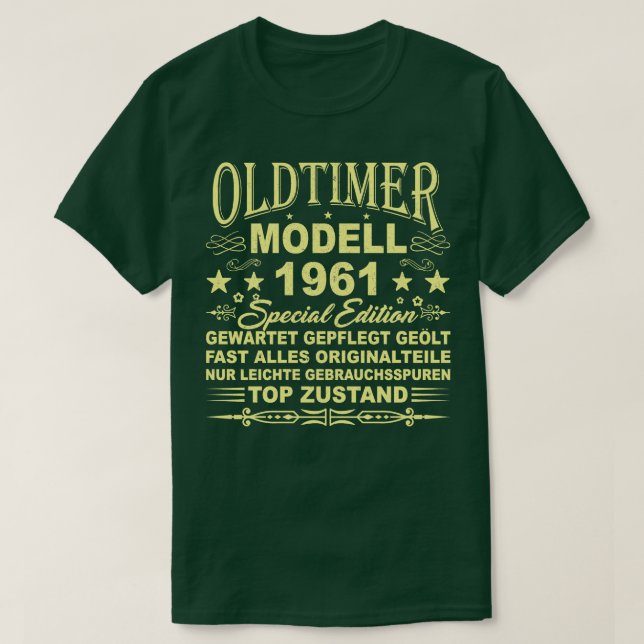 CAMISETA OLDTIMER MODELL BAUJAHR 1961 (Diseño del anverso)